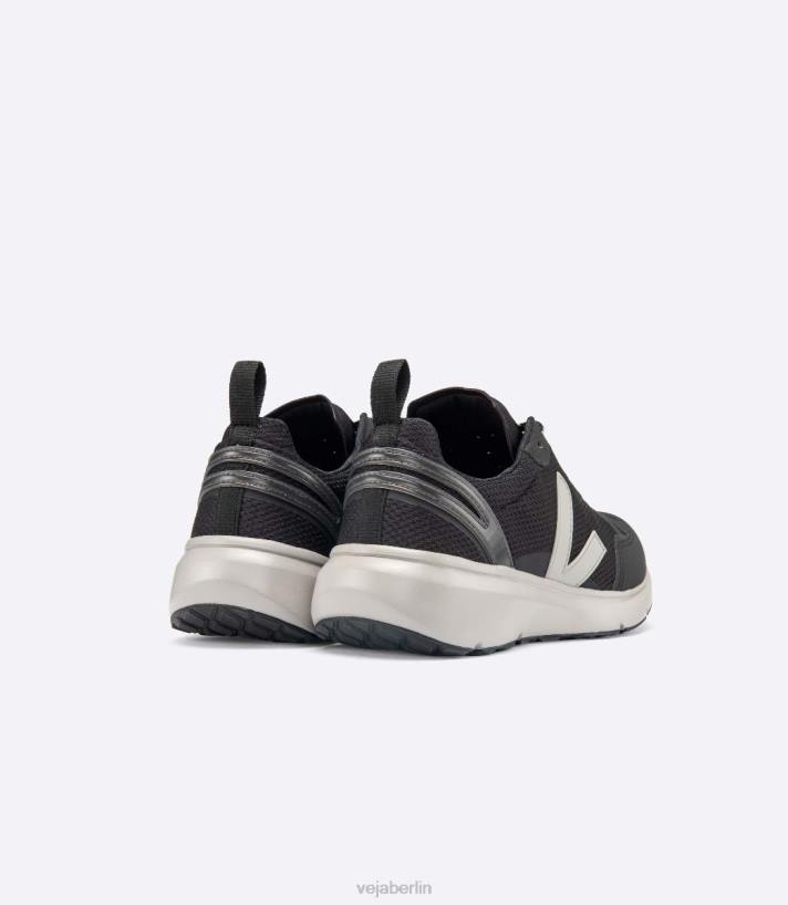 Veja 46FB198 Condor 2 Alveomesh schwarze Oxford-Grausohle