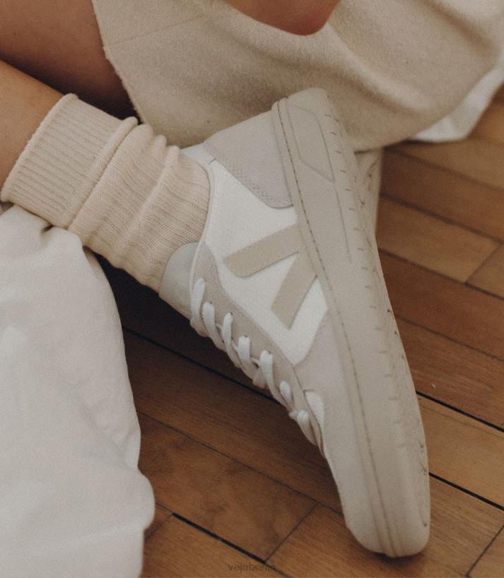 Veja 46FB44 V-10 B-Mesh, weißer natürlicher Pierre