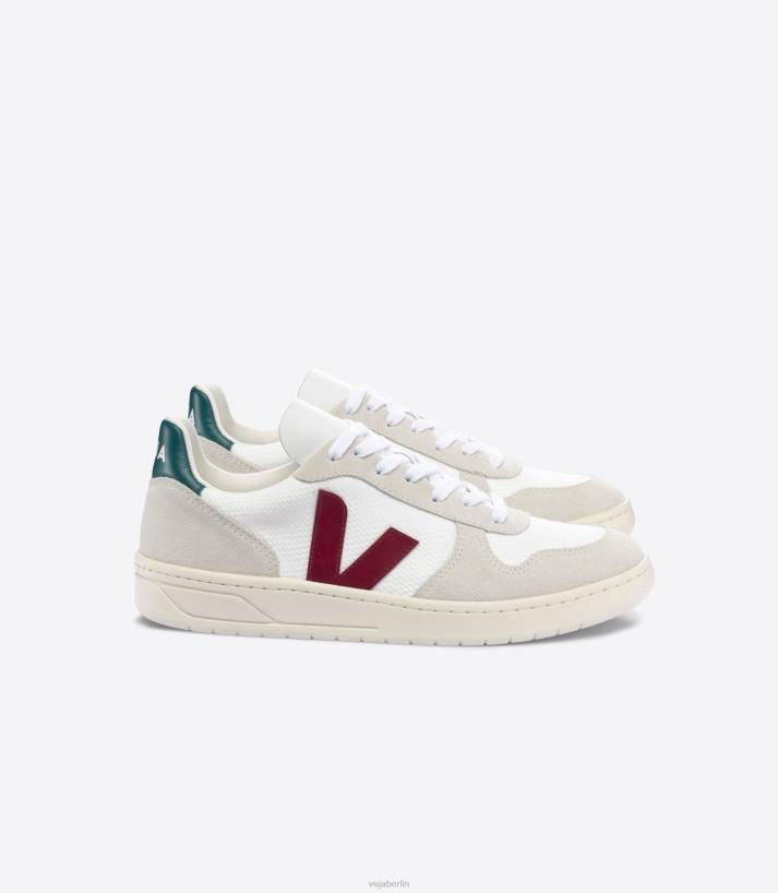 Veja 46FB45 V-10 B-Mesh, weiß, Marsala, Bretagne