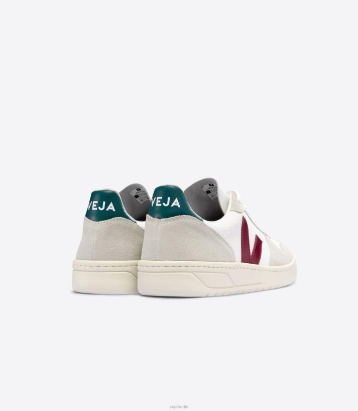 Veja 46FB45 V-10 B-Mesh, weiß, Marsala, Bretagne