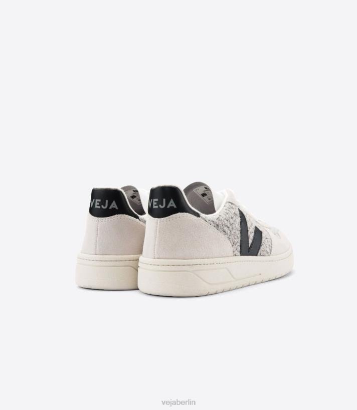 Veja 46FB67 V-10 Flanell schneeschwarz