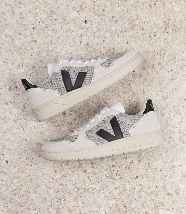 Veja 46FB67 V-10 Flanell schneeschwarz